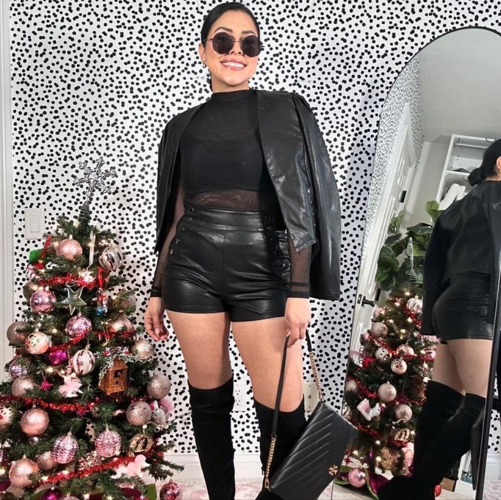 Faux Leather 2 Piece Set